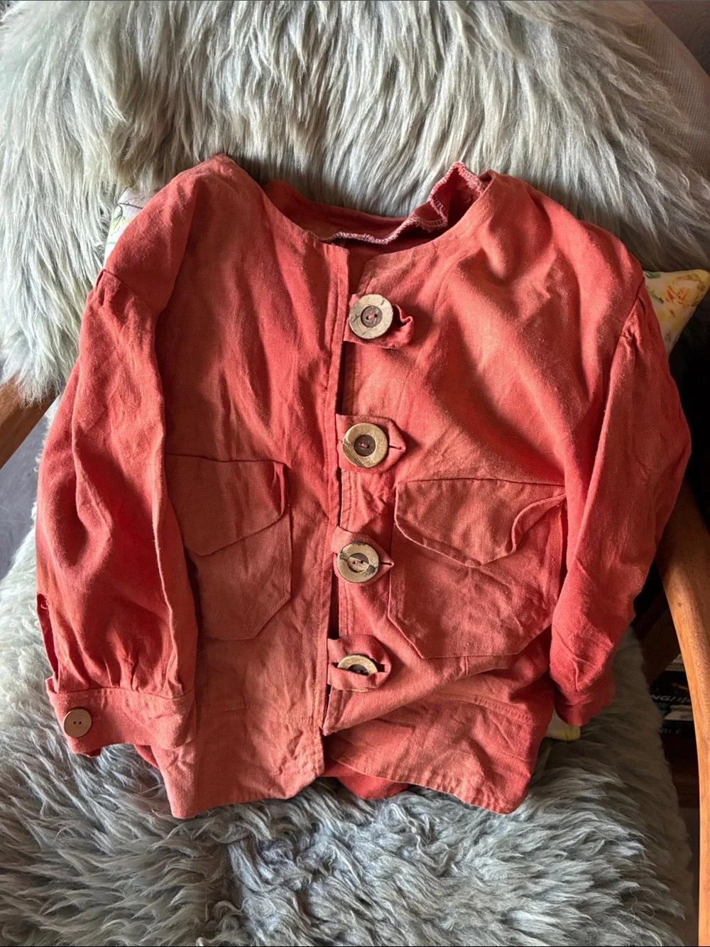 J. Crew Coral Button-Front Women's Jacket